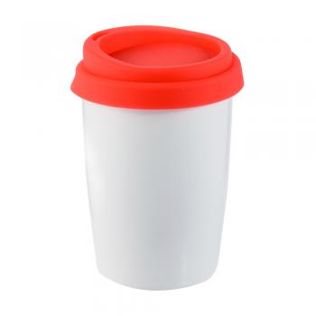 Керамическая чашка с двойной стенкой Jess 280 мл Красная