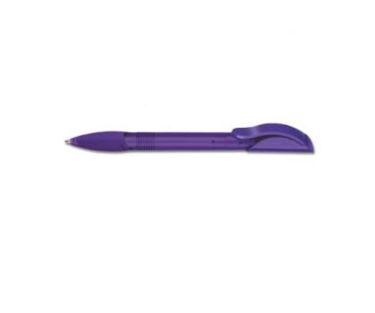 Ручка шариковая "hattrix soft clear" прозрачно-фиолетовая