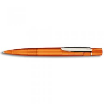 Ручка шариковая tract clear оранжевый 