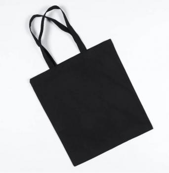 Экосумка шопер бязь черная торба для продуктов