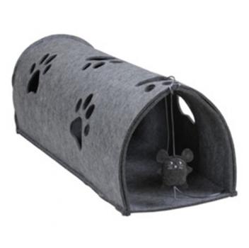 Домик-туннель для кошки "Kitty Tunnel" с мышкой 850 х 280 х 280 мм