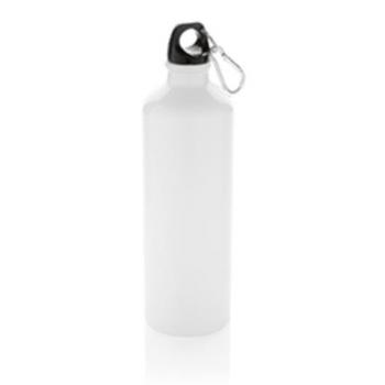 Бутылка для воды xl с карабином, 750 мл, алюминий