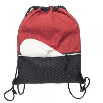 Рюкзак с карманом на молнии, полиэстер 600D