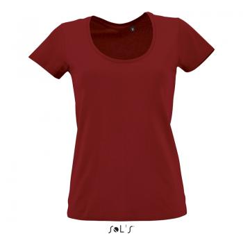 Женская футболка с глубоким круглым вырезом METROPOLITAN