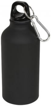 Матовая спортивная бутылка Oregon с карабином и объемом 400 мл