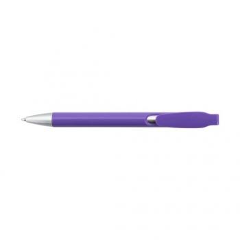 Ручка пластиковая NIKA, фигурная кнопка-клип